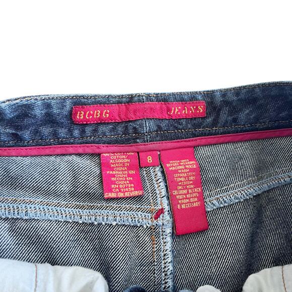 BCBG Vintage Blue Denim Maxi Jean Skirt Women’s Size 8 - Picture 3 of 5